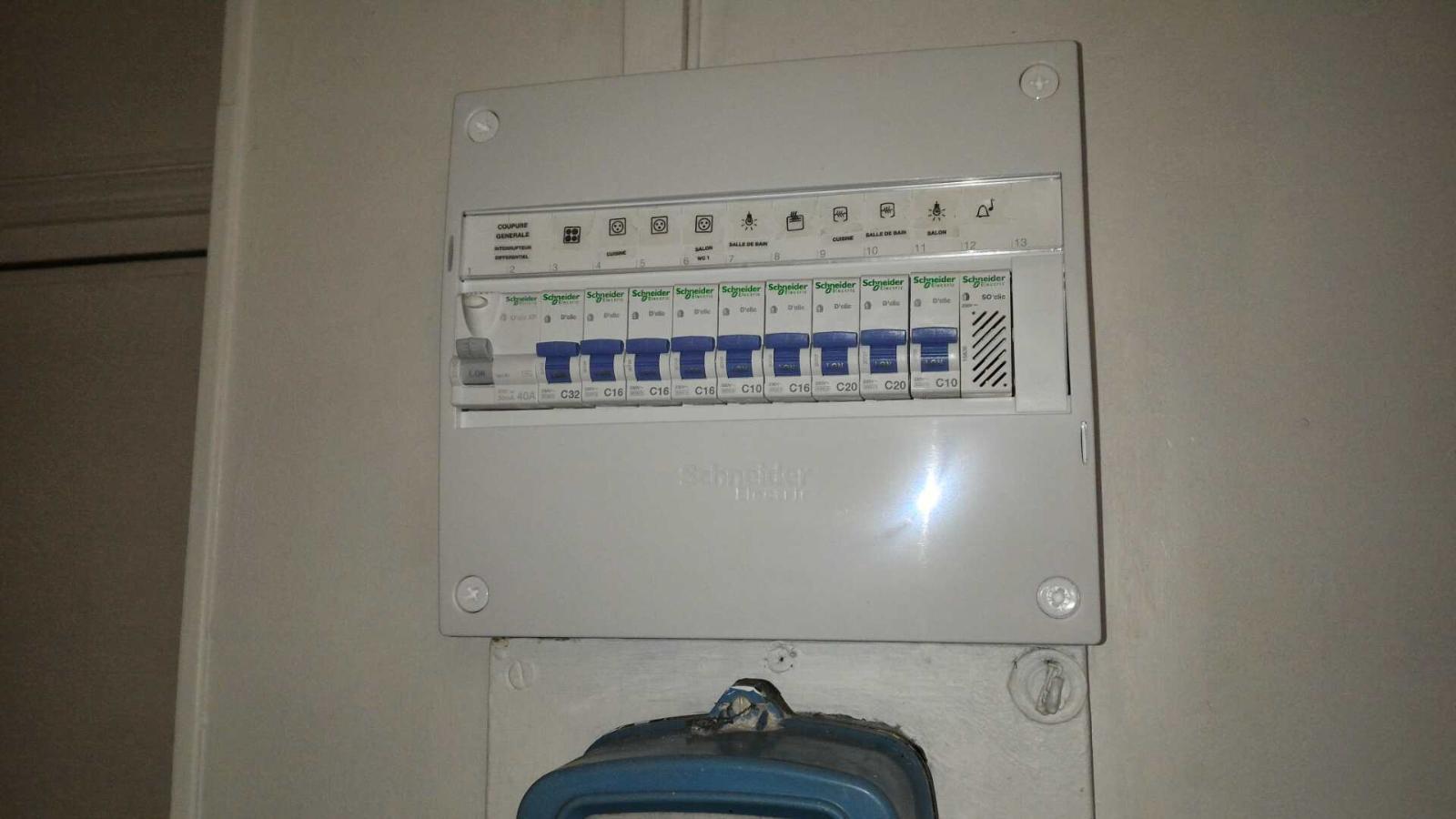 Remplacement de tableau électrique