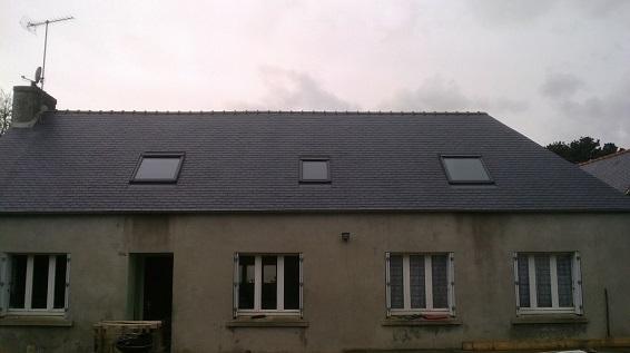 TOITURE RENOVEE A PEUMERIT