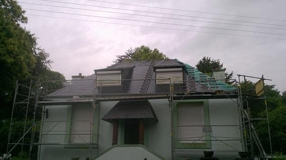 TOITURE REFAITE A NEUF A QUIMPER