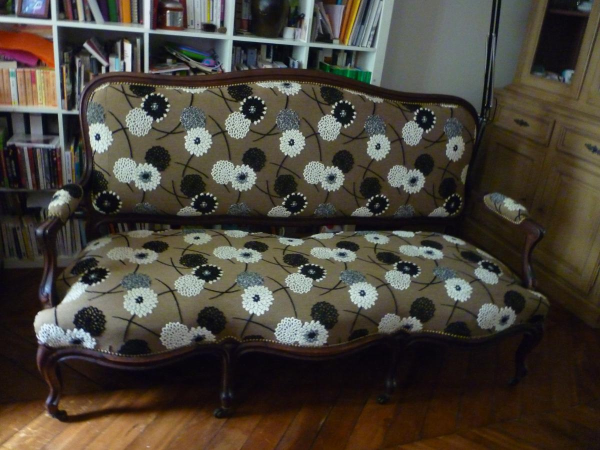 M. Seban, dans le 17ème arr. de Paris - Rénovation canapé