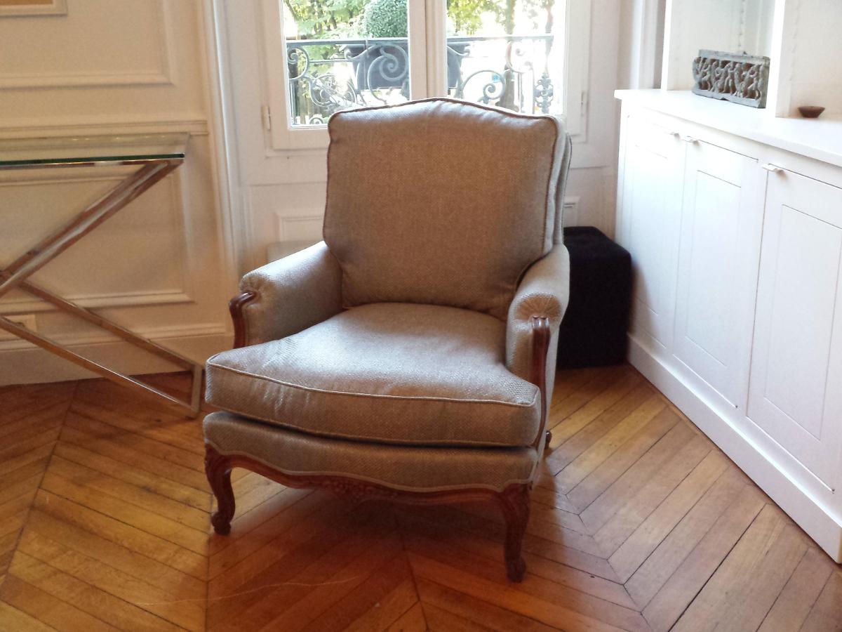 Rénovation de fauteuil - M. Seban à Paris 17