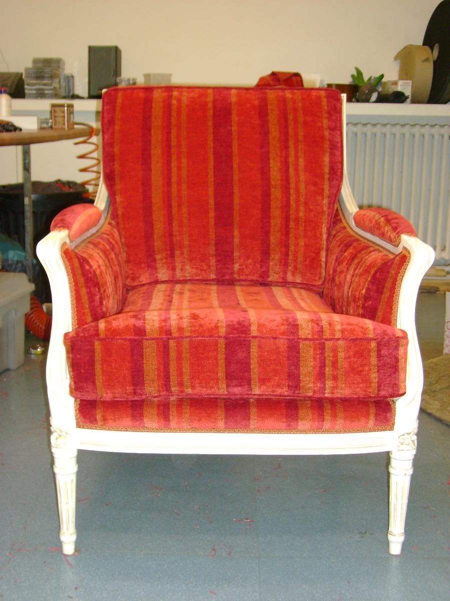 Rénovation de fauteuil - M. Seban à Paris 17