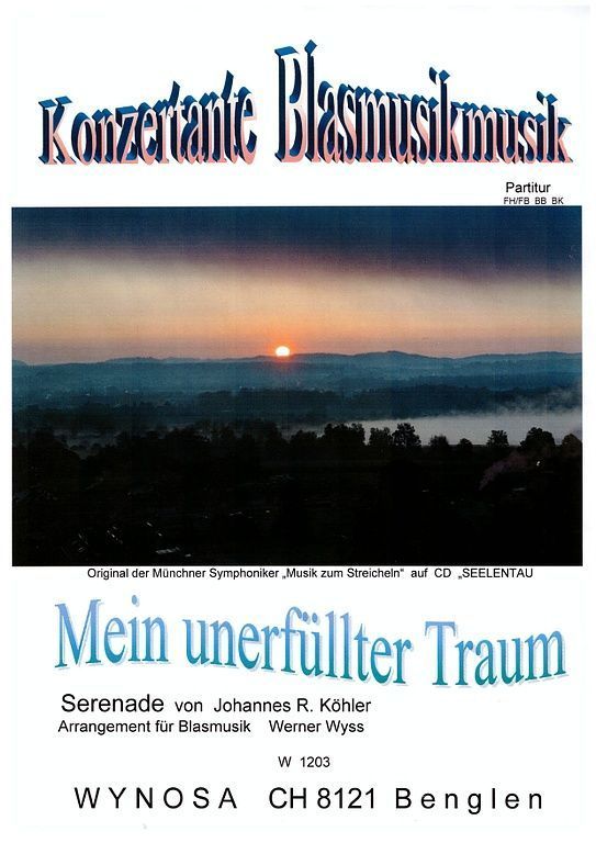 Musiknoten Blasmusik - Werner Wyss Wynosa - Benglen