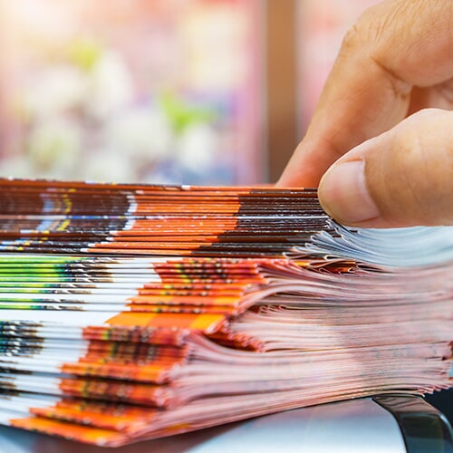 ברושורים, פרוספקטים וקטלוגים 