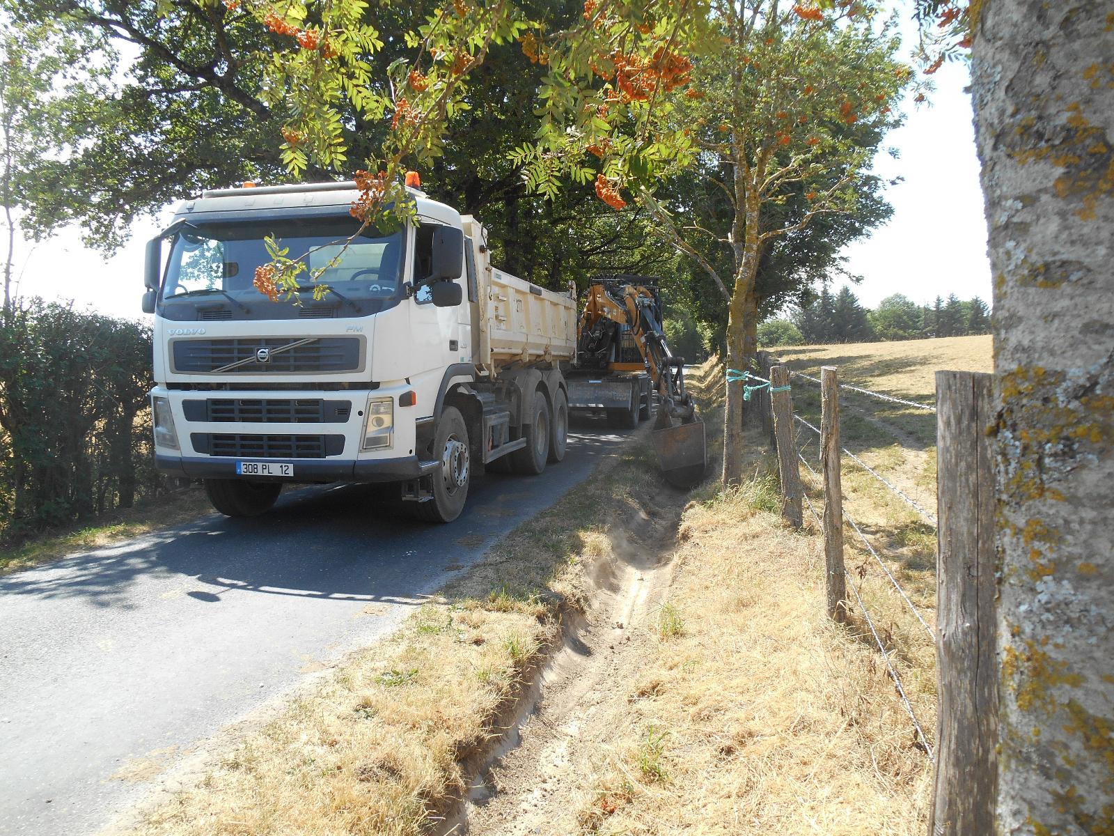 Réalisation de fossés
