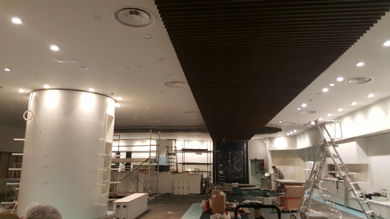 installation de luminaire