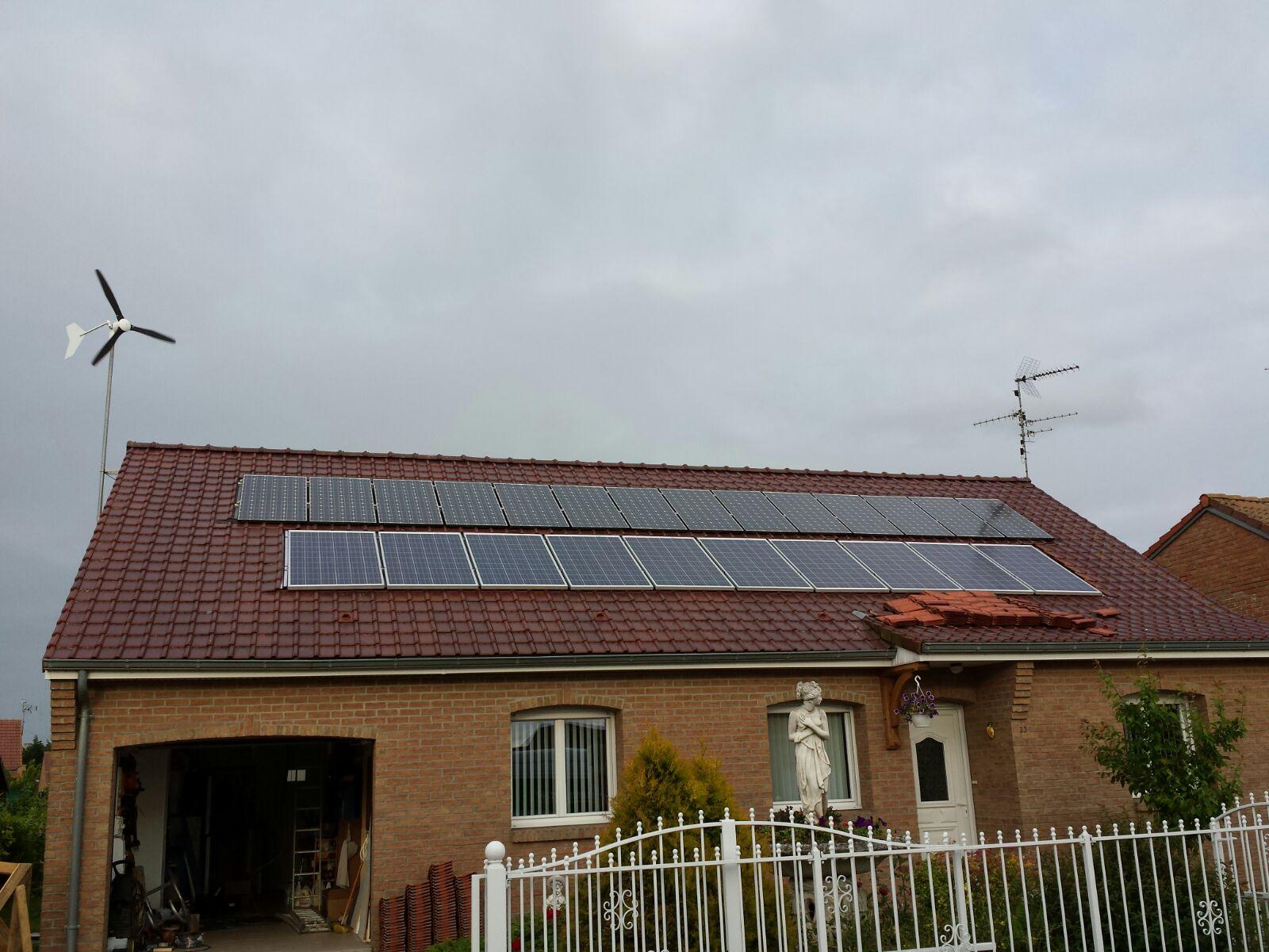 installation panneau solaire éolienne