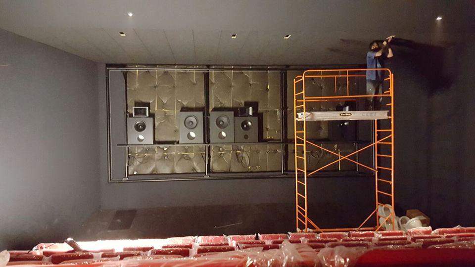 ELECTRICITE GENERALE GRAND CINEMA PARIS - CHANTIER EN COURS.