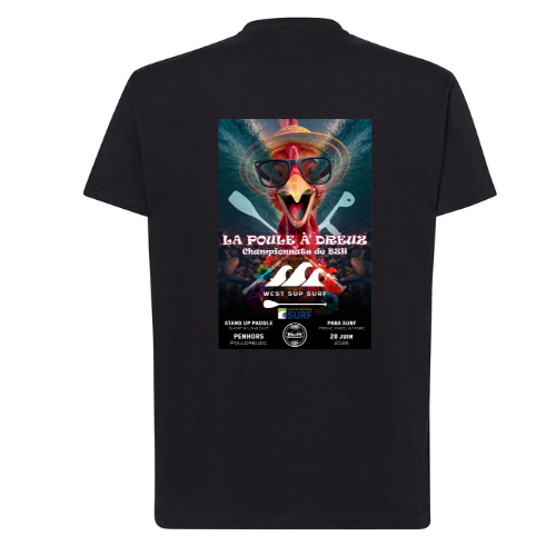 WEST SUP SURF - T SHIRT COTON POULE