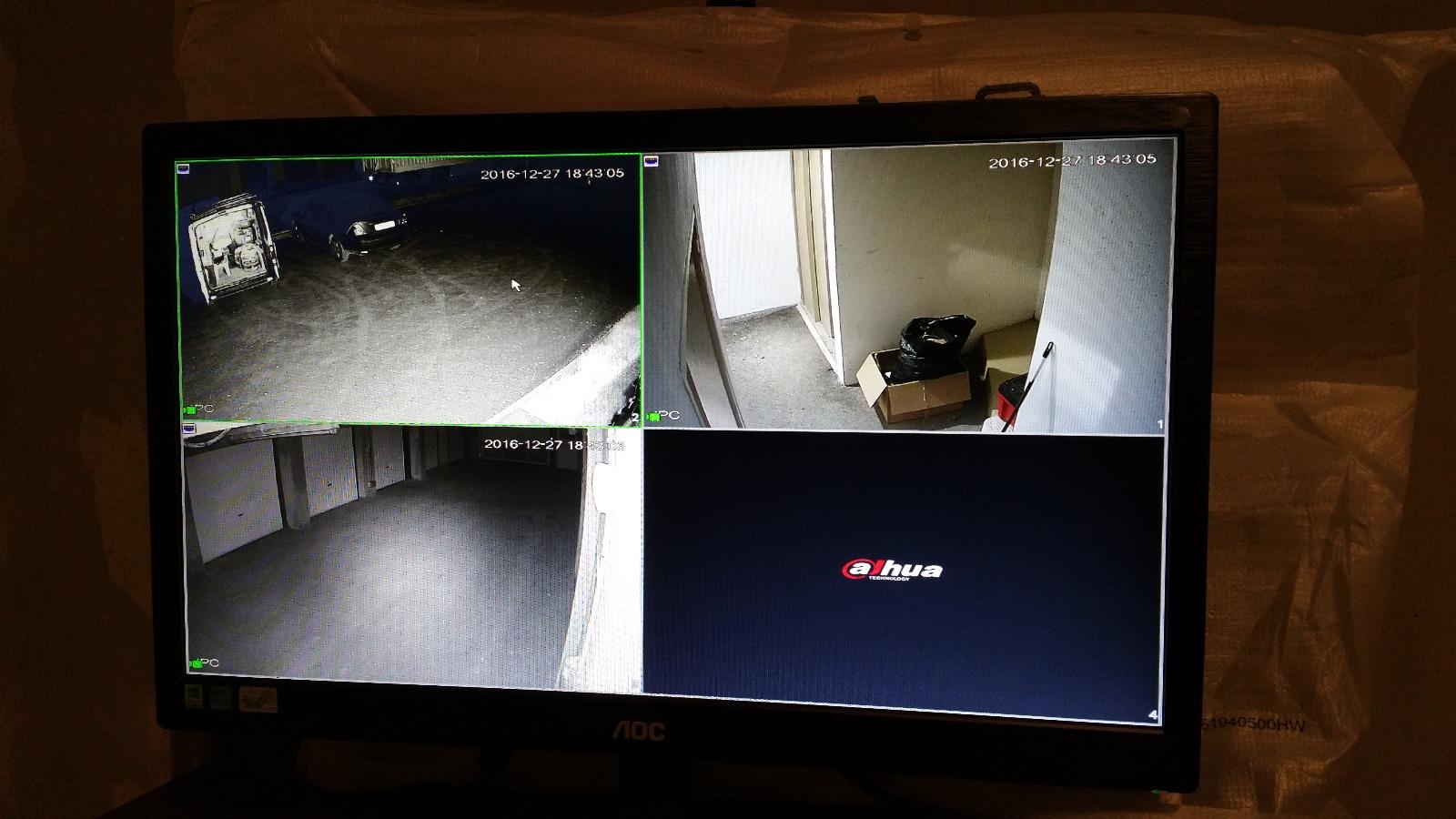 Ecran de vidéo surveillance