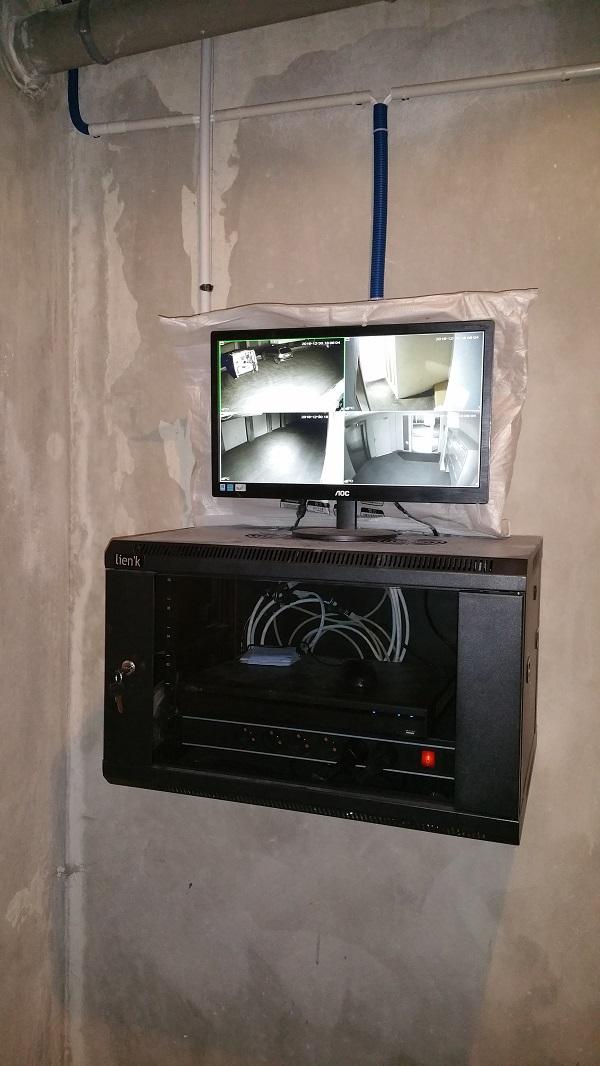 Ecran de vidéo surveillance