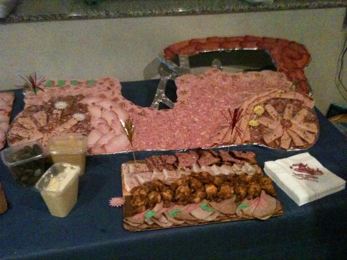 Présentation buffet froid à Mondelange