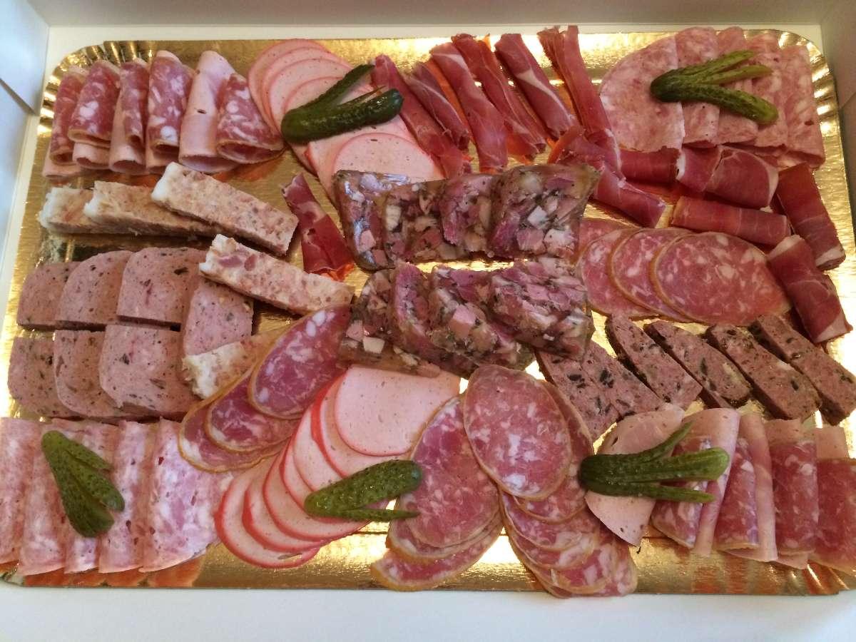 Un plateau de charcuterie à Mondelange 