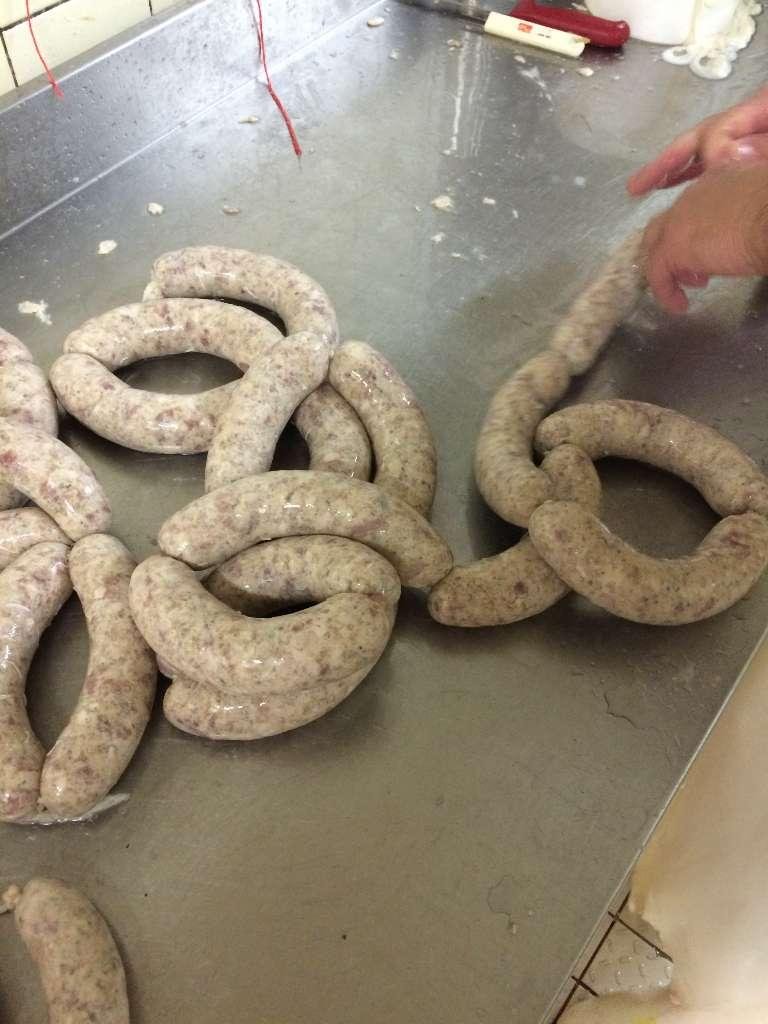 Des morceaux d'andouillette