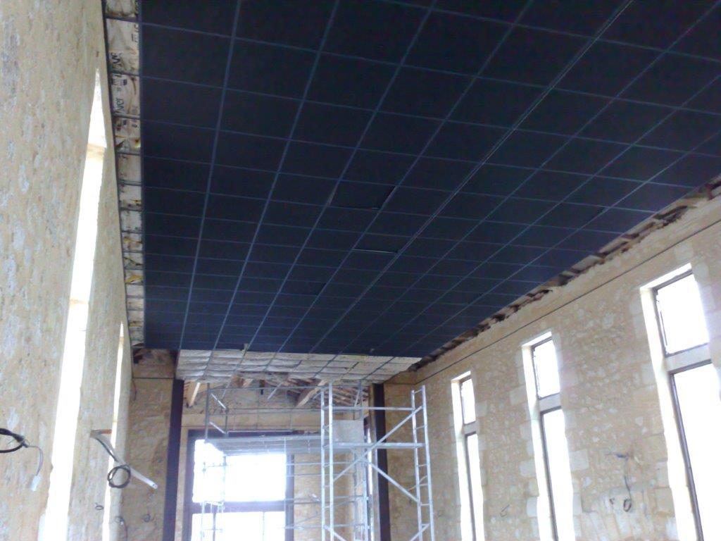 Plafond en dalle