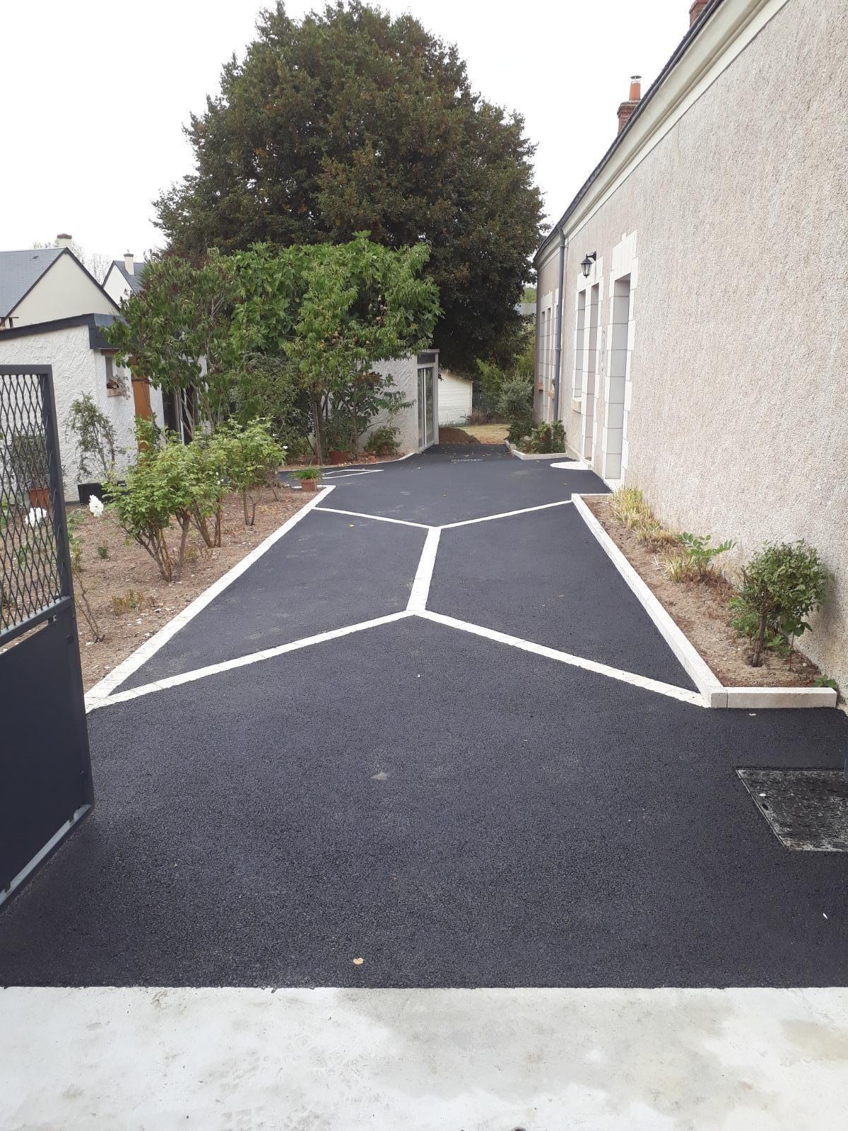 enrobé 0/6 pavé en travertin