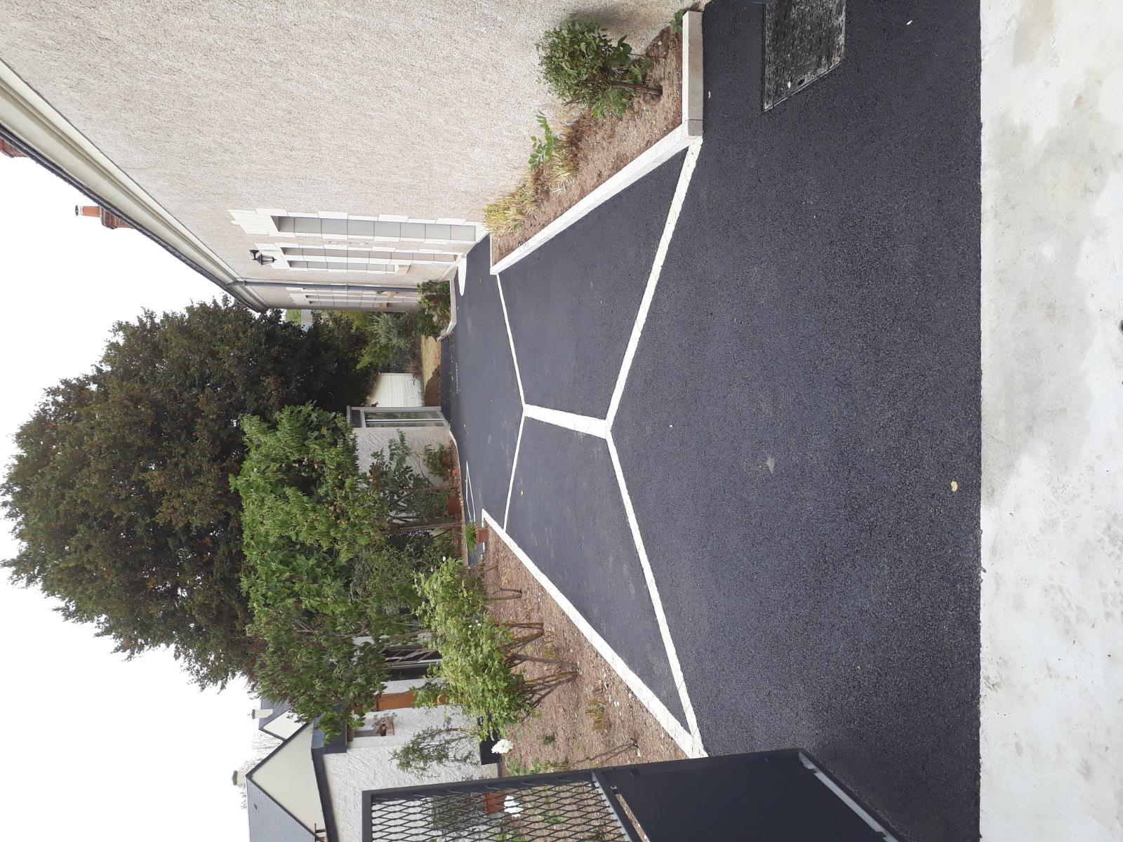 enrobé 0/6 pavé en travertin