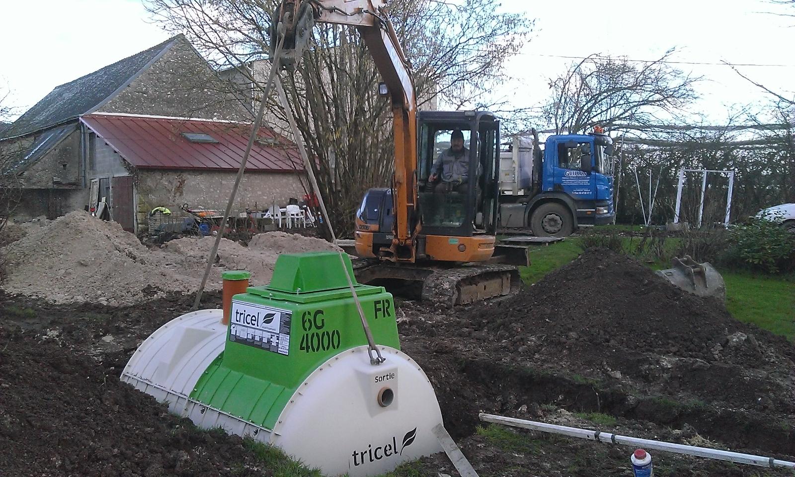 pose d'une micro station