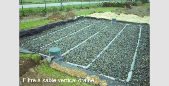 filtre à sable verticale