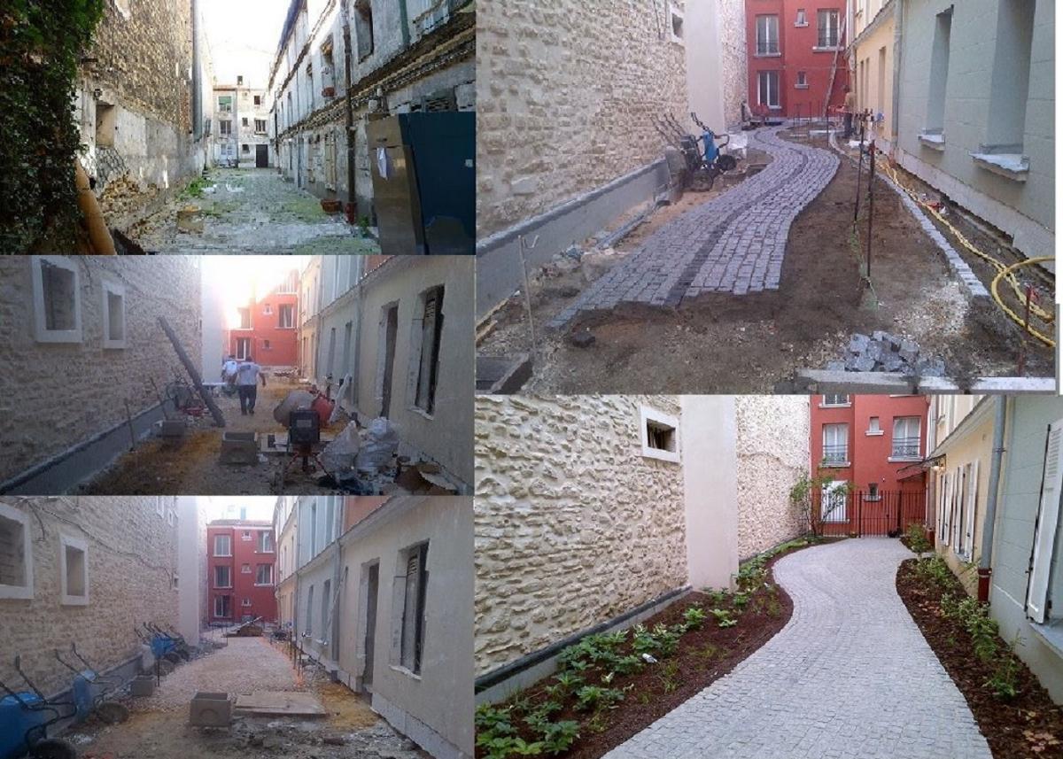 Rénovation alléeRénovation allée