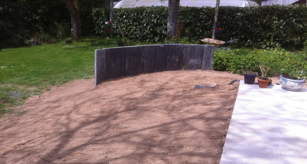 Palis de soutènement jardin breizh allaire