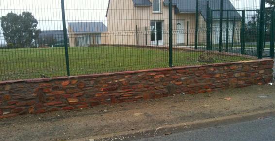 Muret et cloture soudé jardin breizh allaire