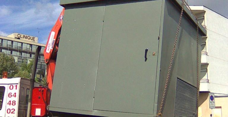 Manutention de postes de transformation