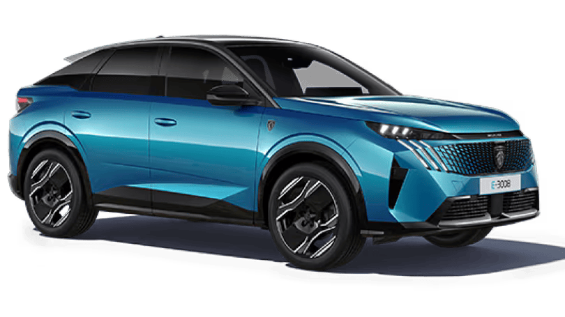 Peugeot E-3008 bleue