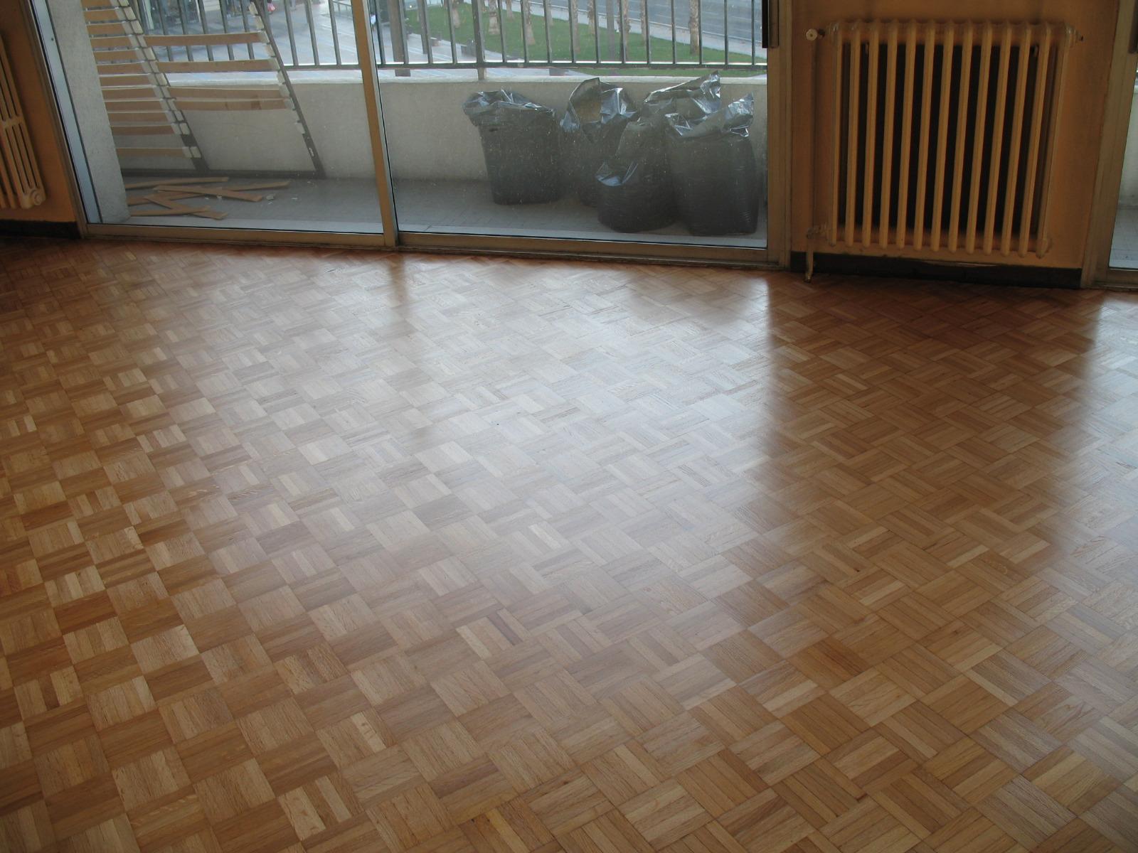 Entretien de parquets