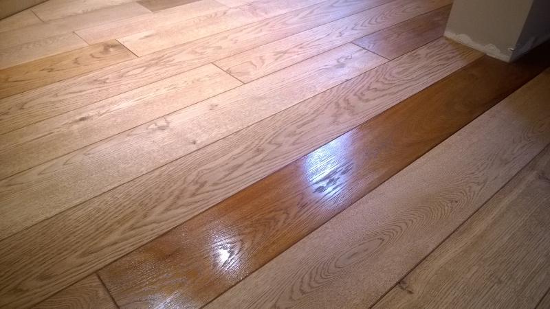 Teinte de sols en bois