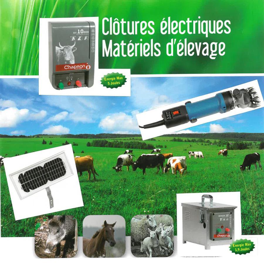 Clôture électrique - Tondeuse pour animaux - matériel d'élevage