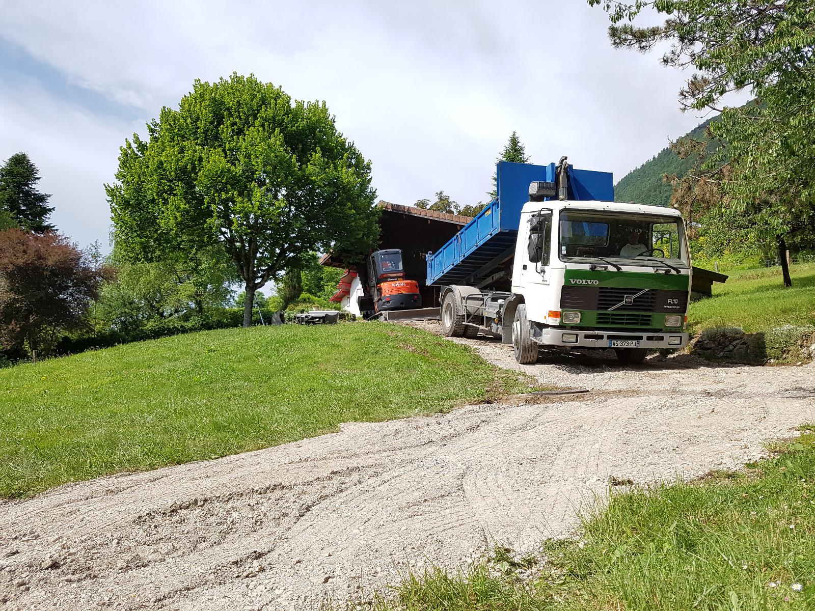 Terrassement pour une dalle