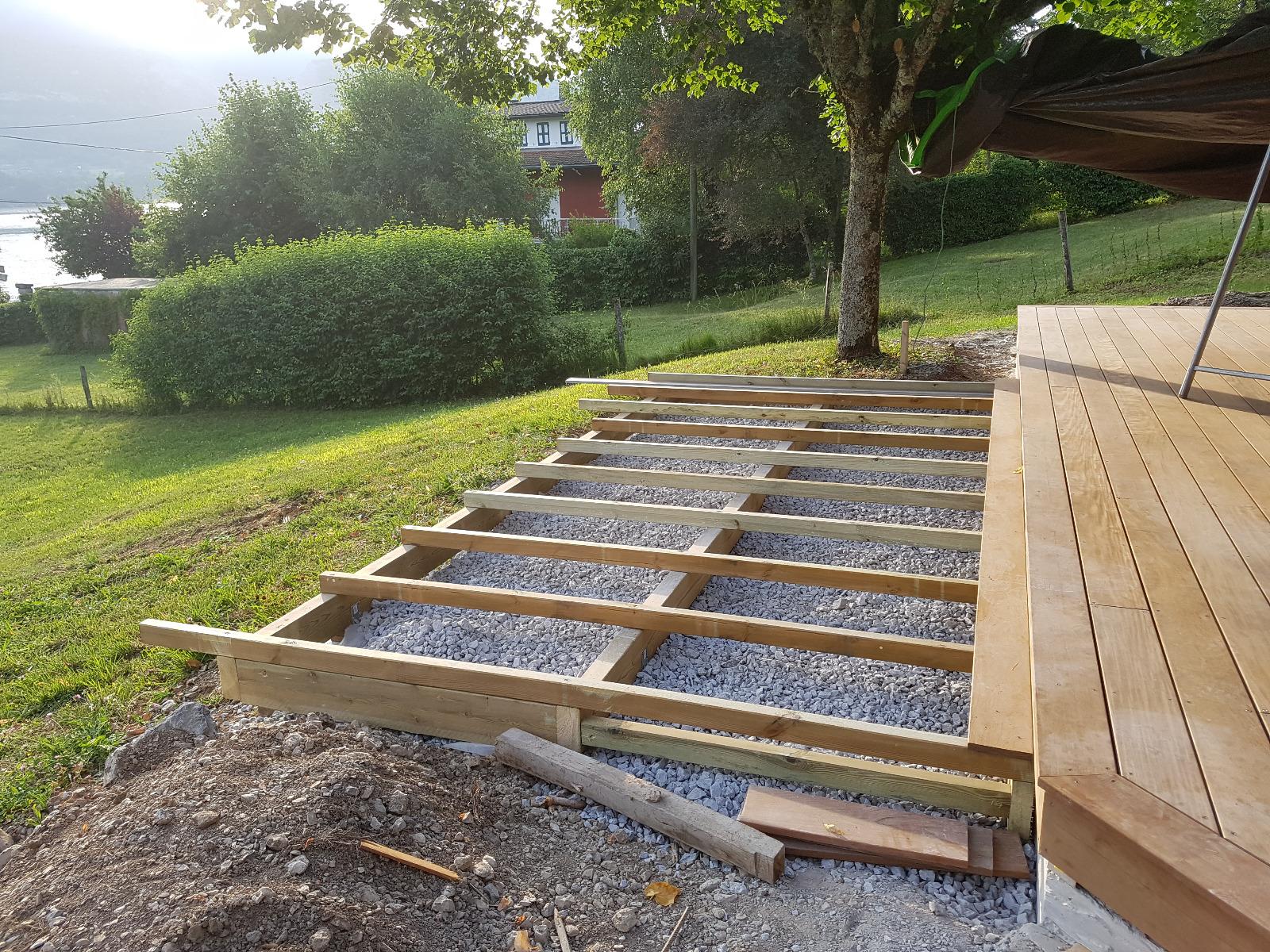 structure terrasse bois