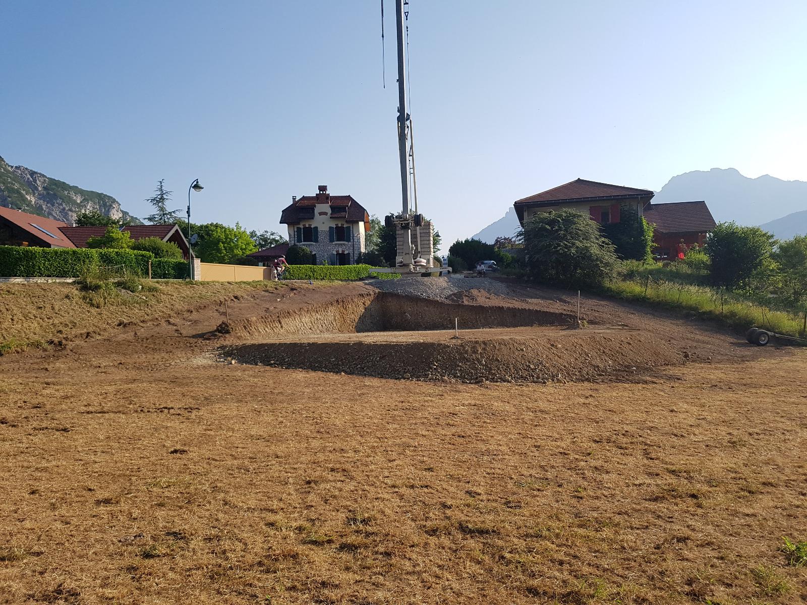 terrassement de maison