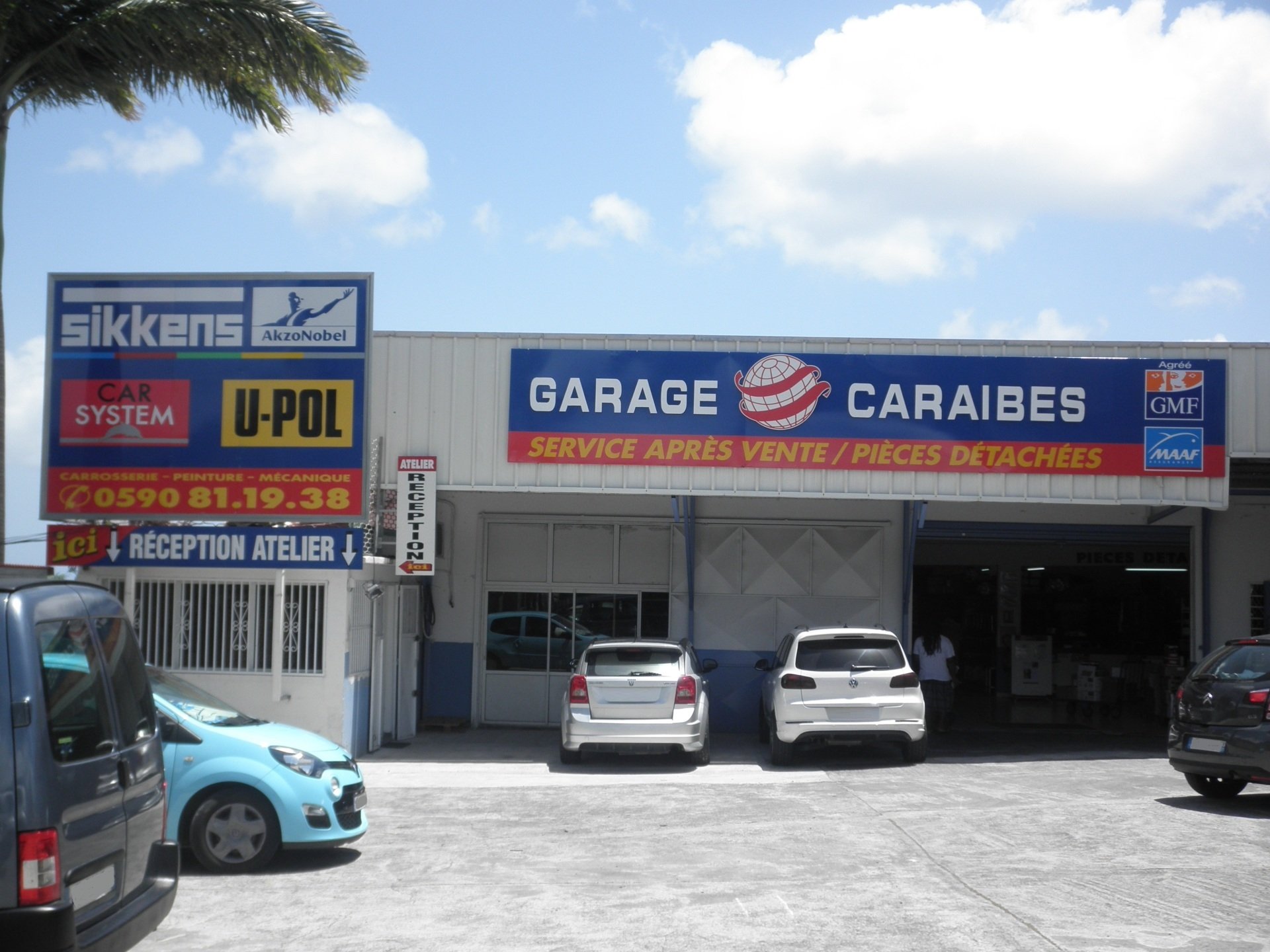 Atelier de réparation mécanique à Gourbeyre en Guadeloupe