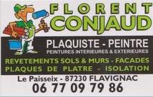 Florent Conjaud Plaquiste, peintre à Flavignac en Haute-Vienne (87)