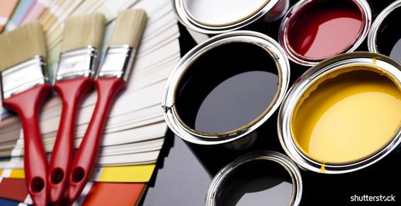 Du pinceau à la peinture, tout le matériel de peintre