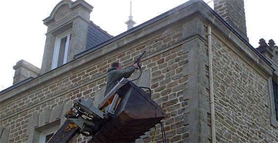 Lavage façades à Questembert