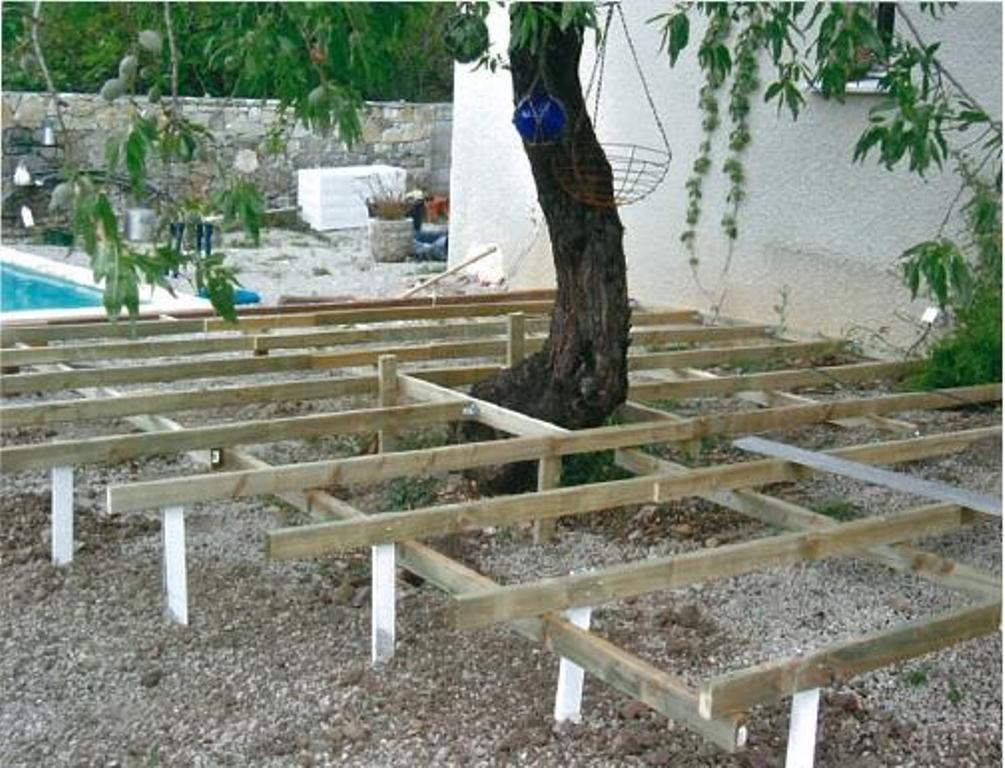 Construction de terrasse en bois