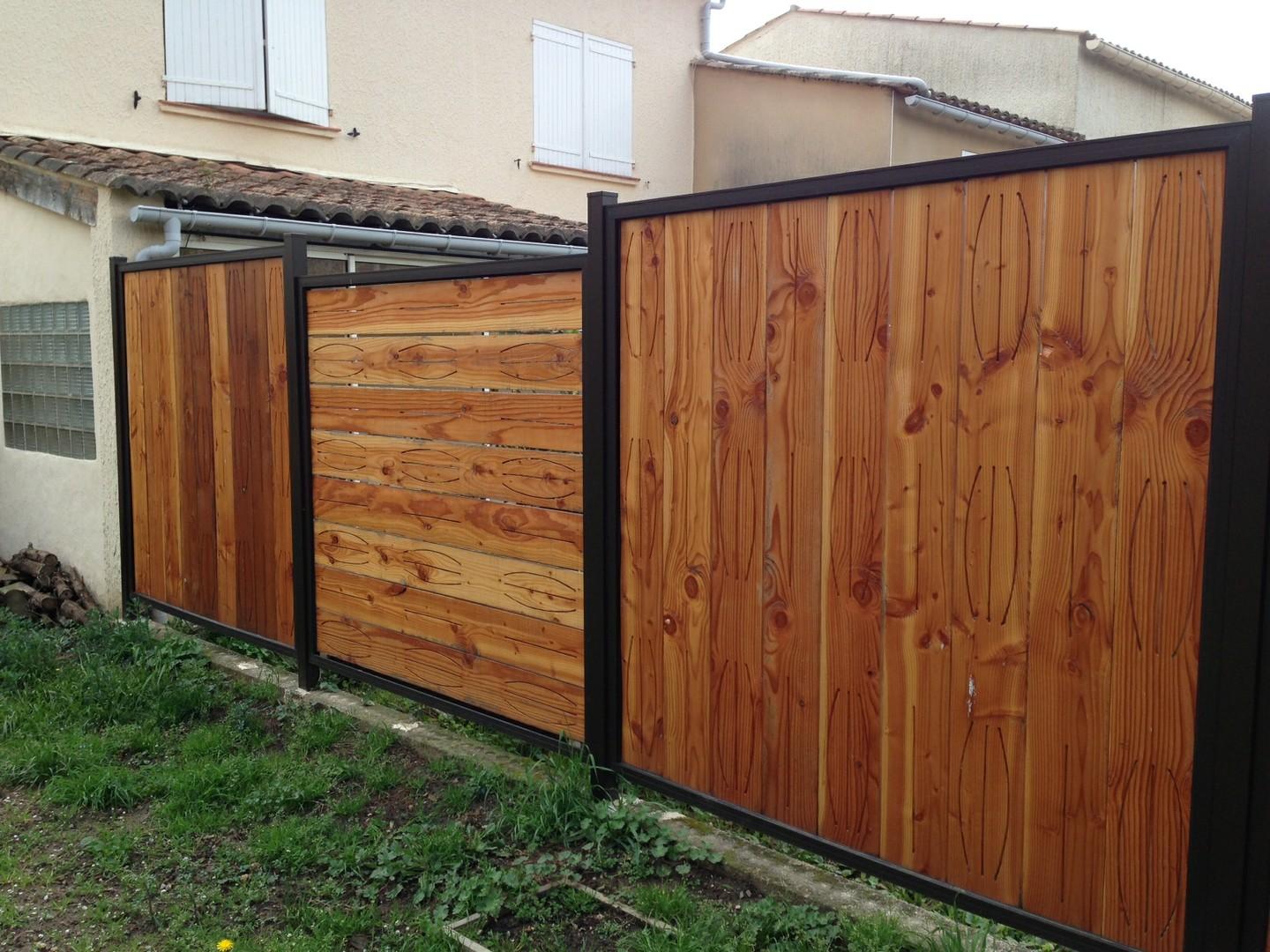 Clôture bois- Lodève