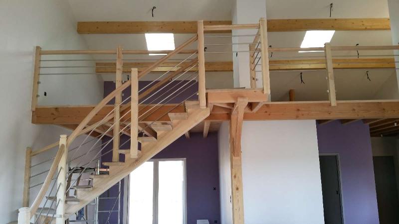 Mezzanine et escalier