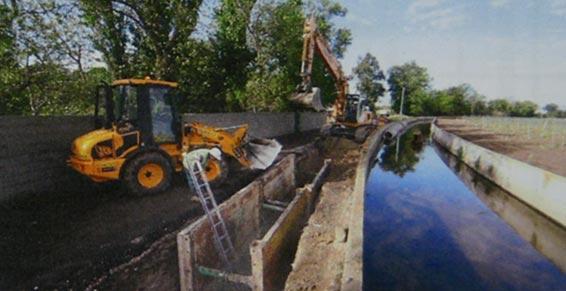 terrassements - pose buses 800