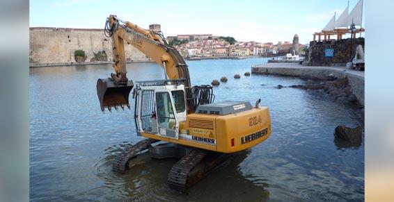 travaux publics - travaux berge