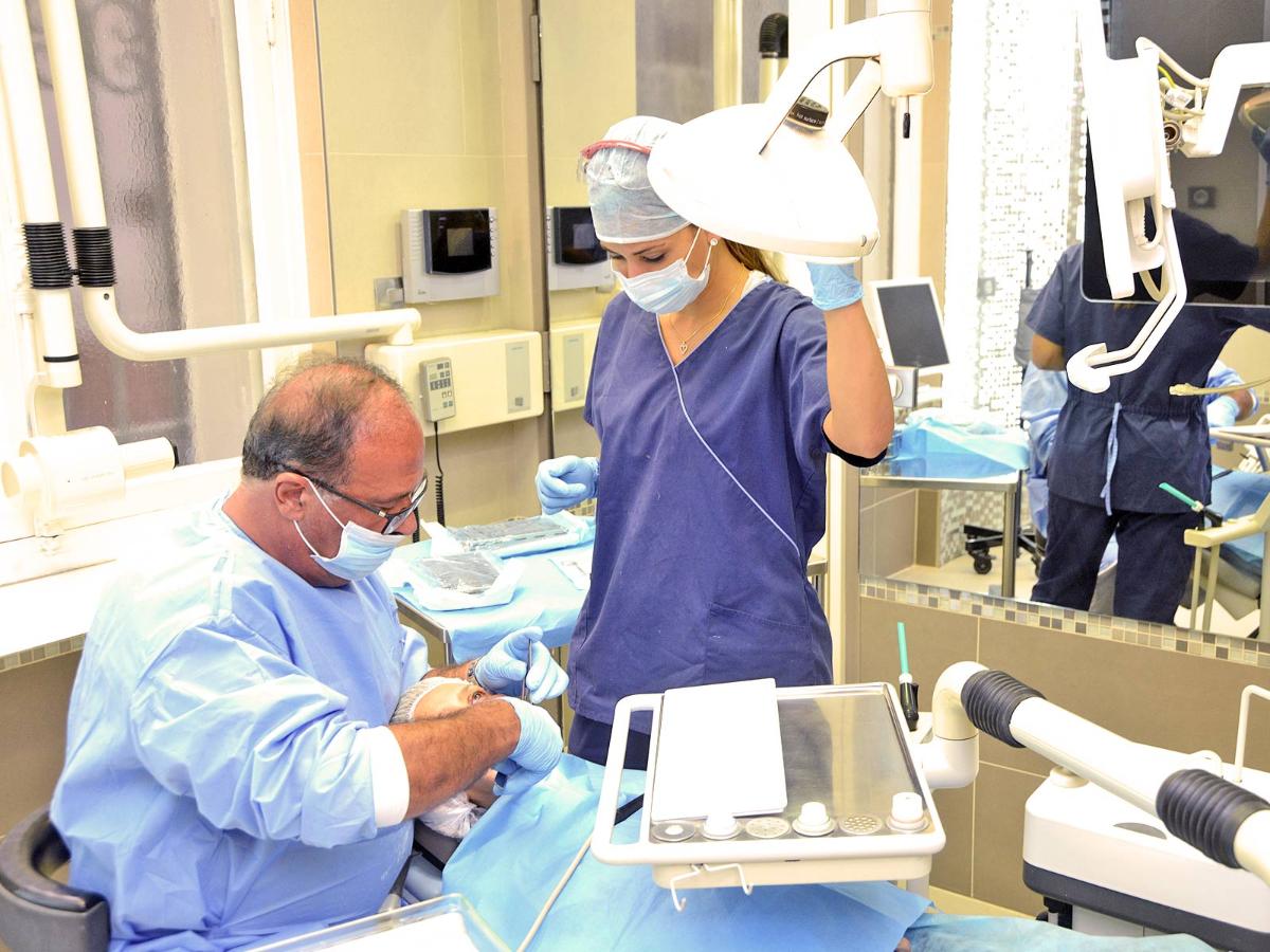 Le bloc opératoire de la Clinique Dentaire Trocadéro