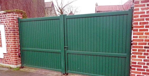 Portillon alu couleur lambersart