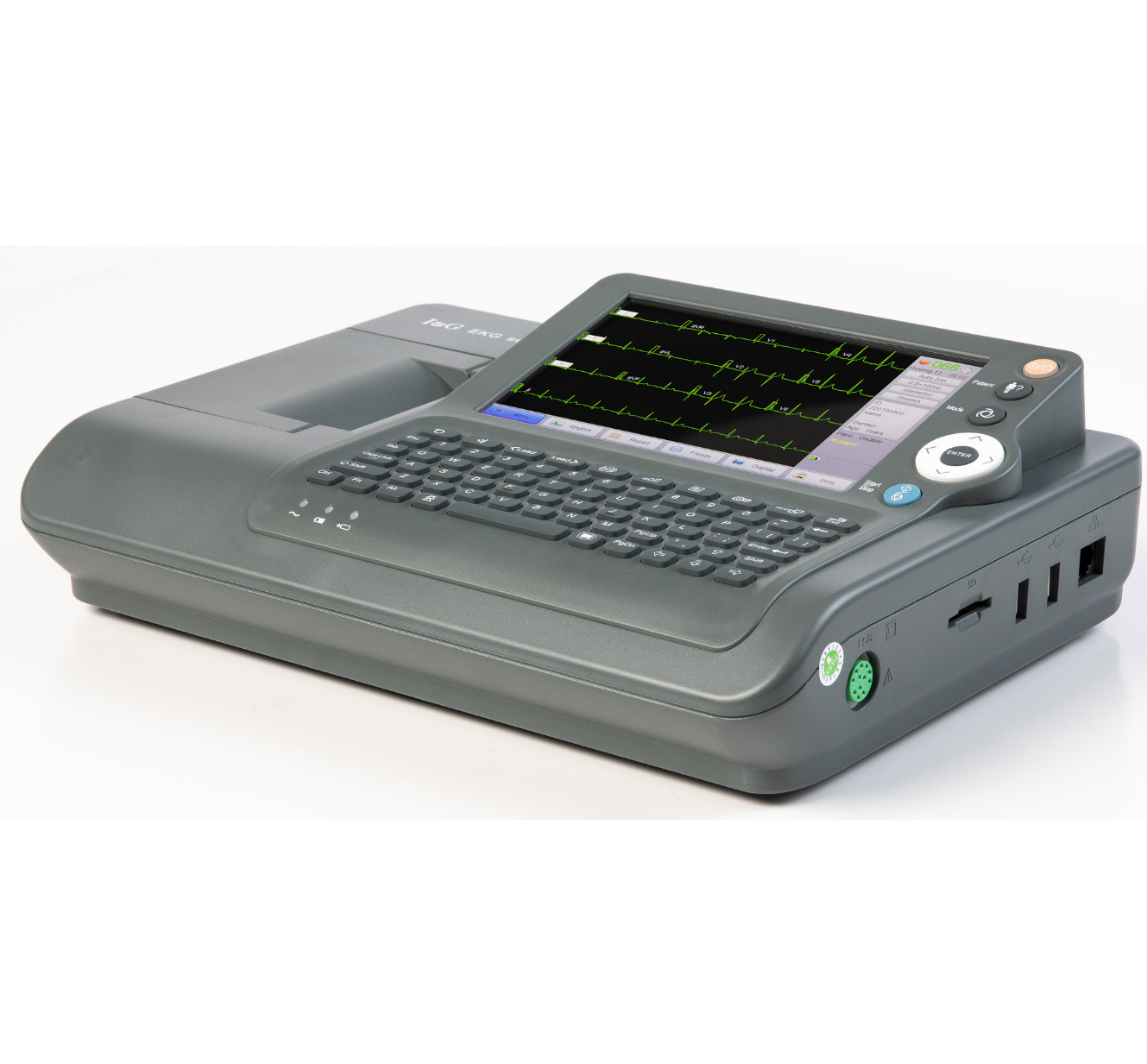 Monitor médico que muestra datos de 