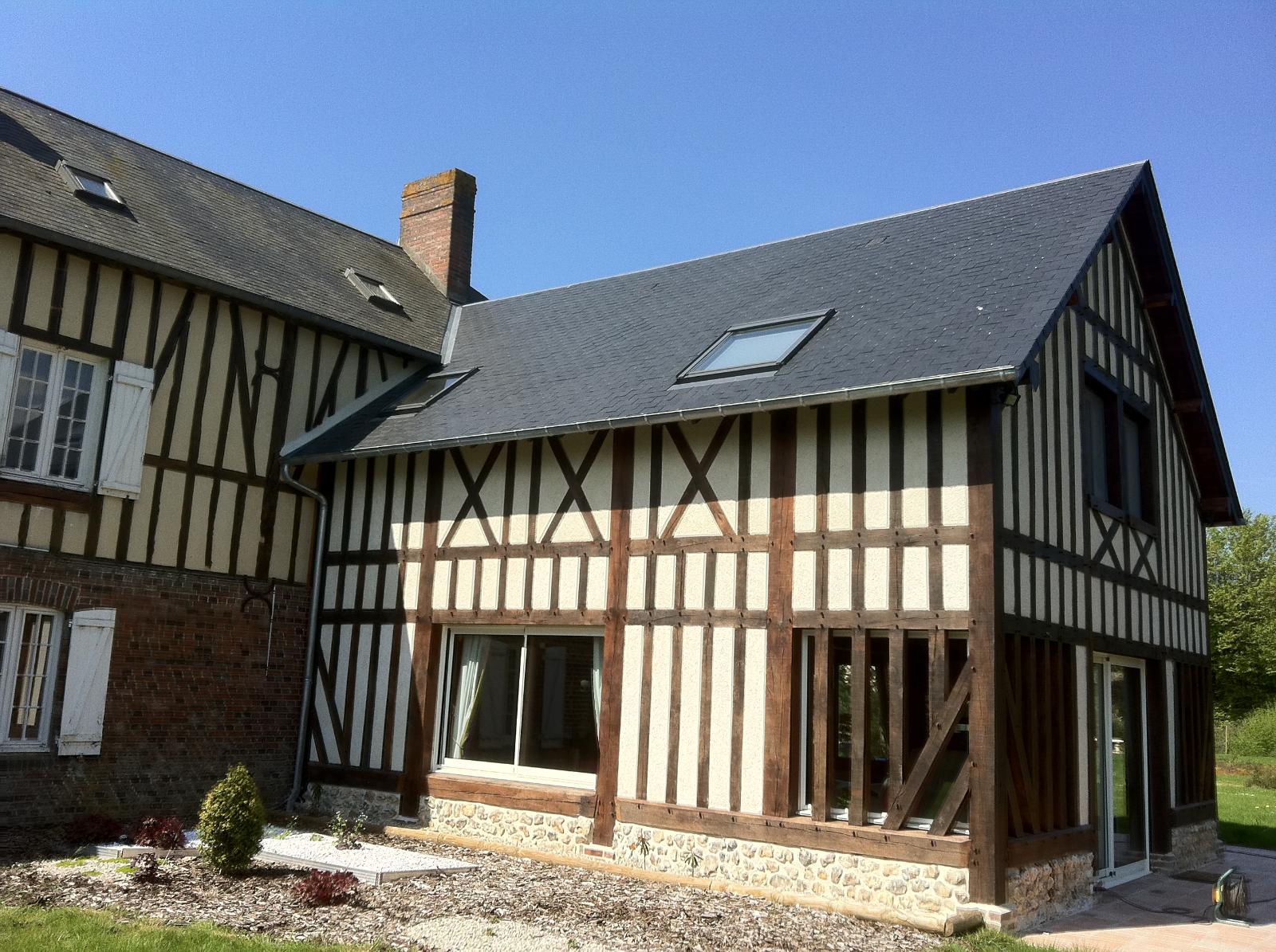 Agrandissement sur maison