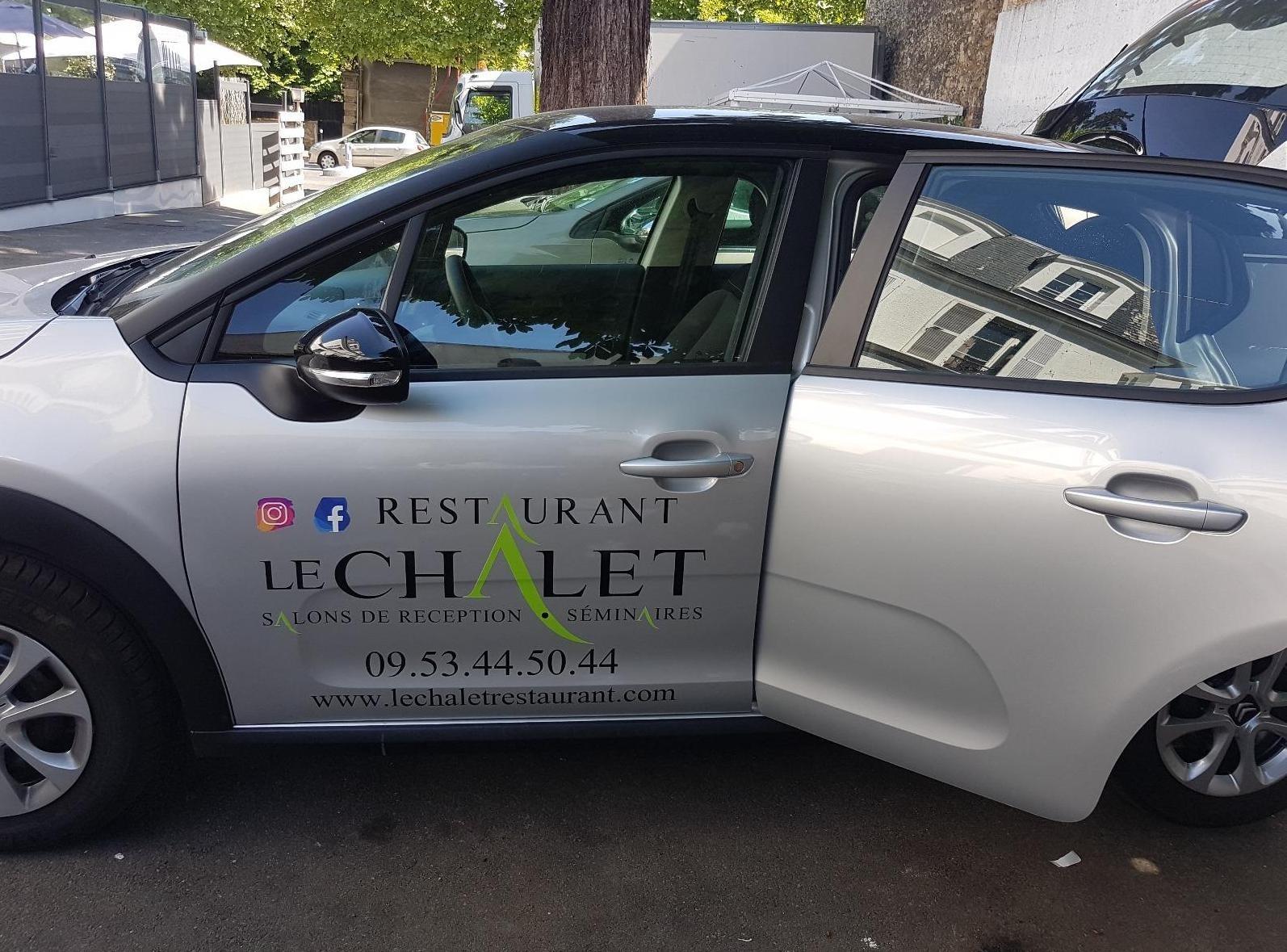 Marquage vehicule lateraux et coffre