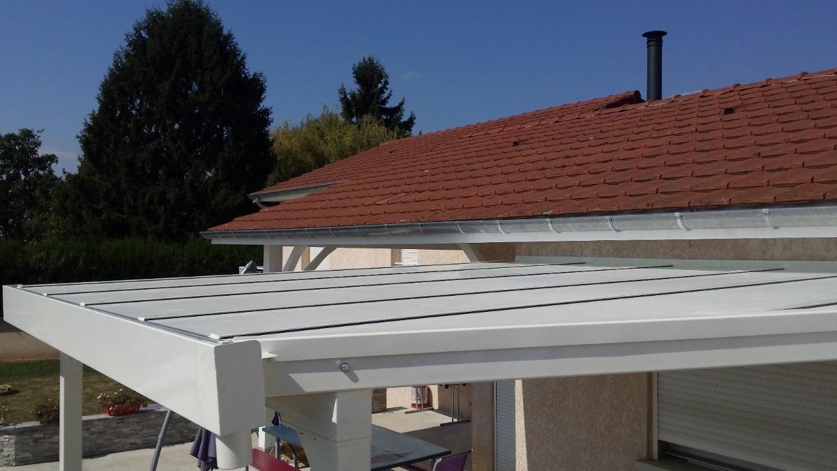 Tonnelle acier couverture alu