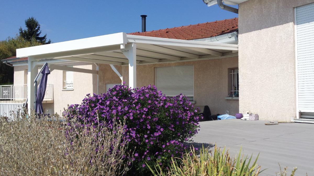 Pergola acier couverte alu CNP